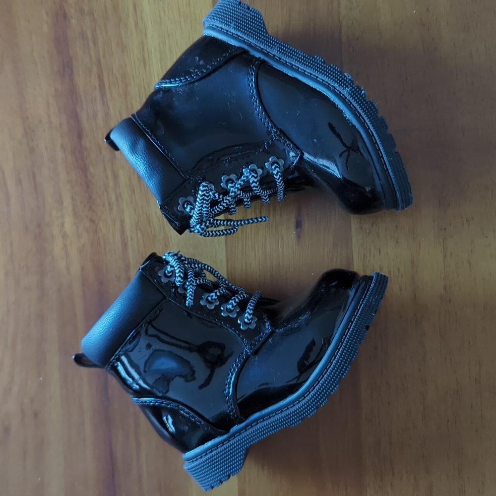 Black baby boots